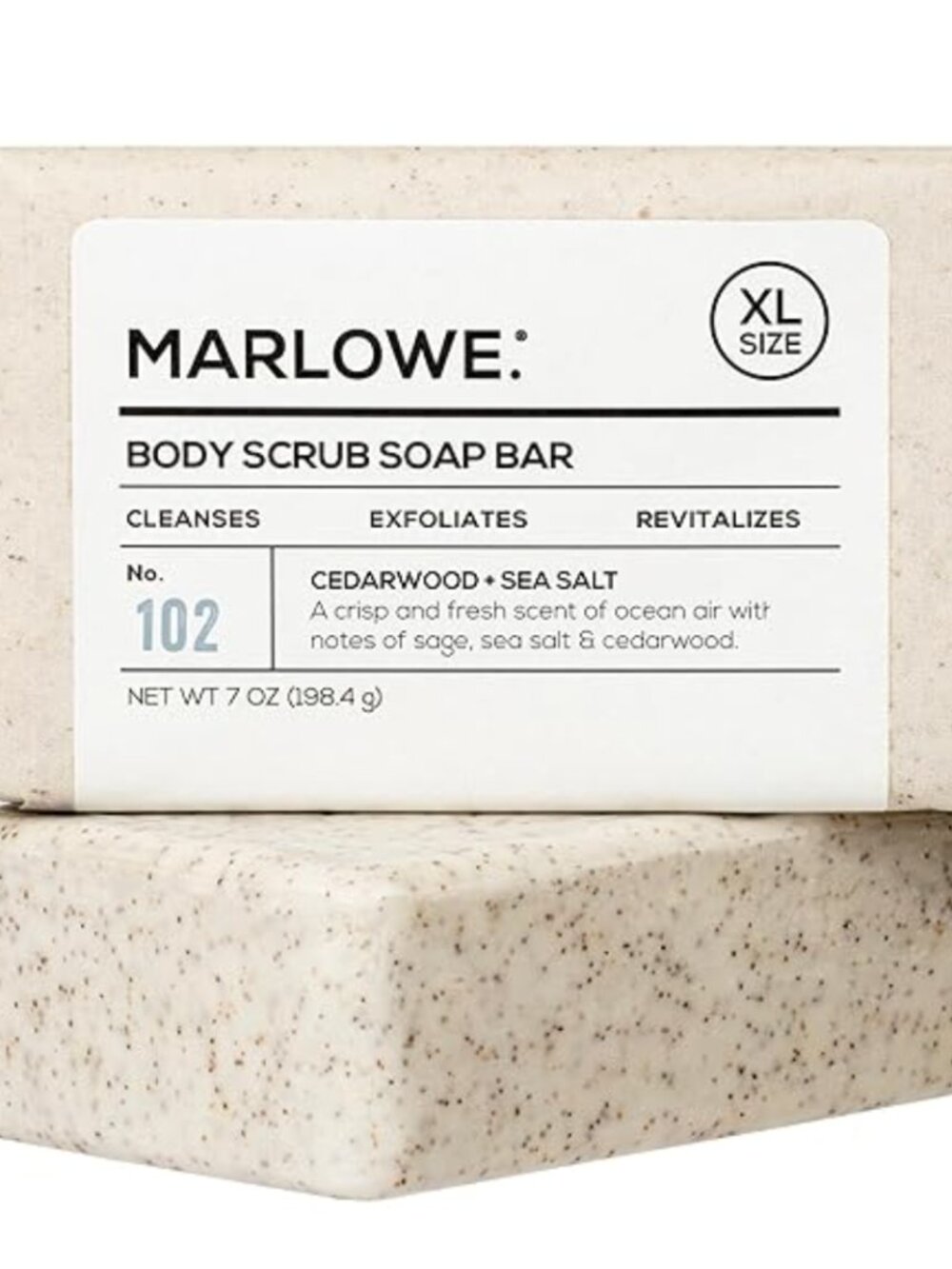 2 Marlowe Body Scrub Soap Bars